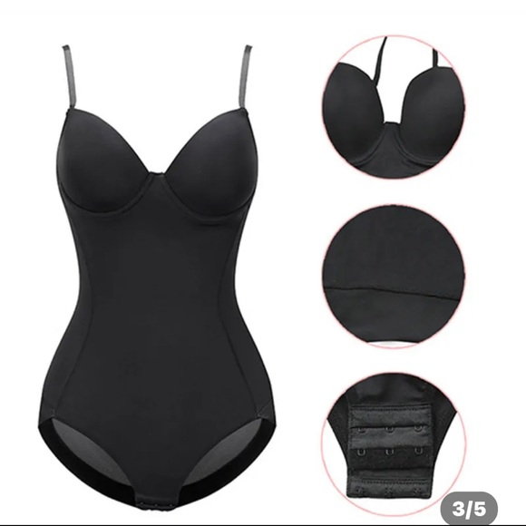 White Bodysuit Top - Picture 3 of 4